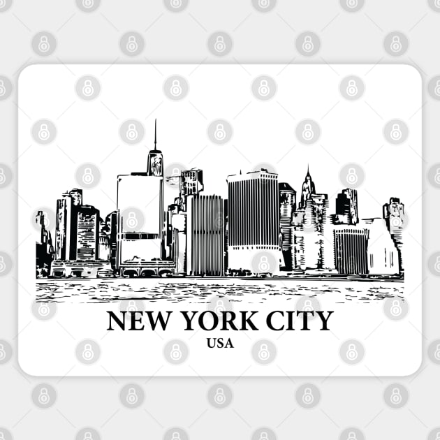 New York City Magnet by Lakeric